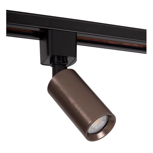 Lucide TRACK RITMO Track spot - 1-circuit Track lighting system - 1xGU10/MR11 - Coffee (Extension) - turned off